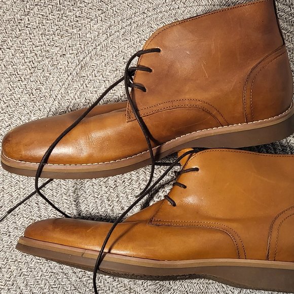 ALDO Brown Leather Chukka Boots - Men\'s Size 8 (B4) main image 6